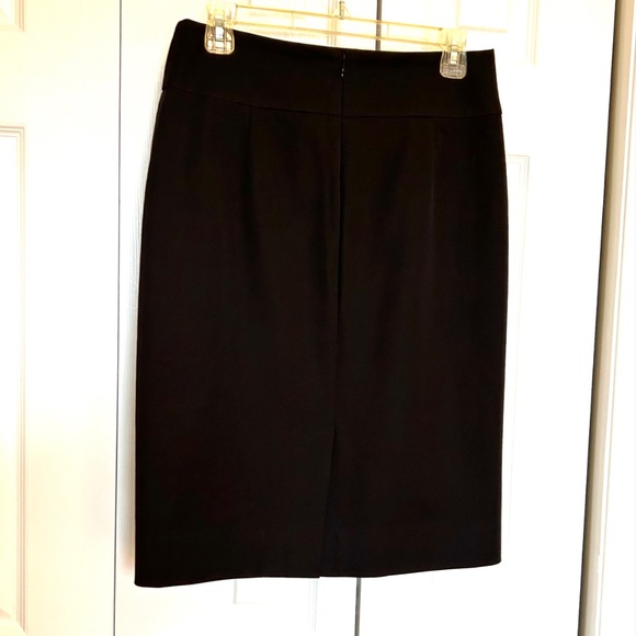 J.Crew No.2 Pencil Skirt in Stretch Cotton Blend Black Size 4 (fits like Size 6) - Picture 3 of 12